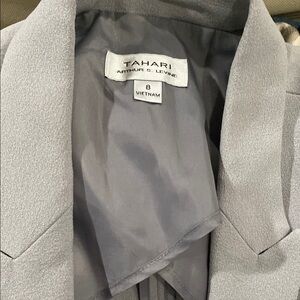 Tahari Light Gray Women's Blazer
